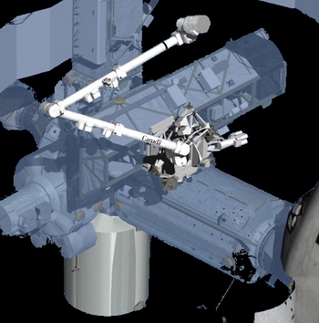 MBS und MPLM whrend STS-111